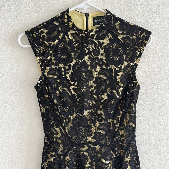 NWT Needle & Thread Lace Mini Dress - Picture 3 of 9